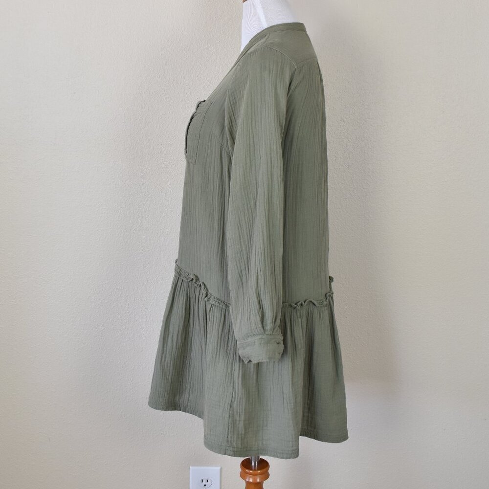 Maeve Katie Textured Gauze Utility Tunic Dress - 6 - Picture 5 of 9